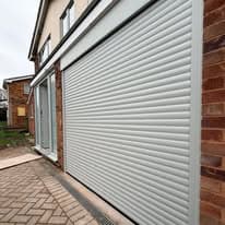 Rolling garage door installed by OGW